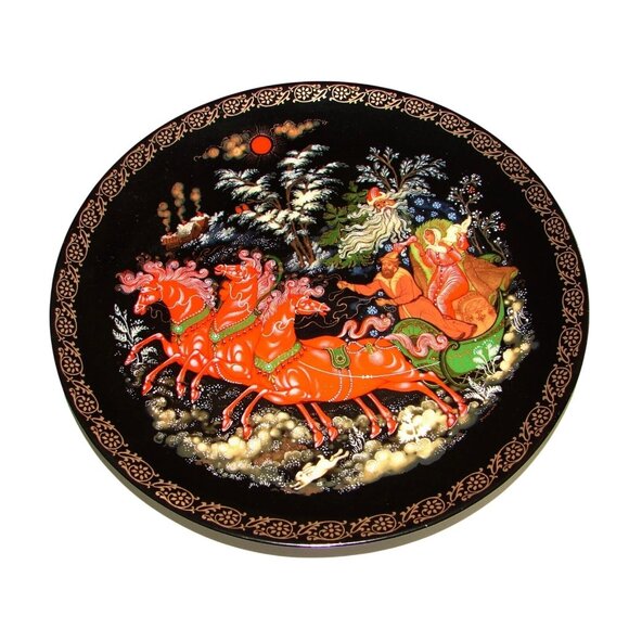 Vintage Set of 12 of Tianex Russian Legends Collector plates 1988-90Bradford - Picture 13 of 16